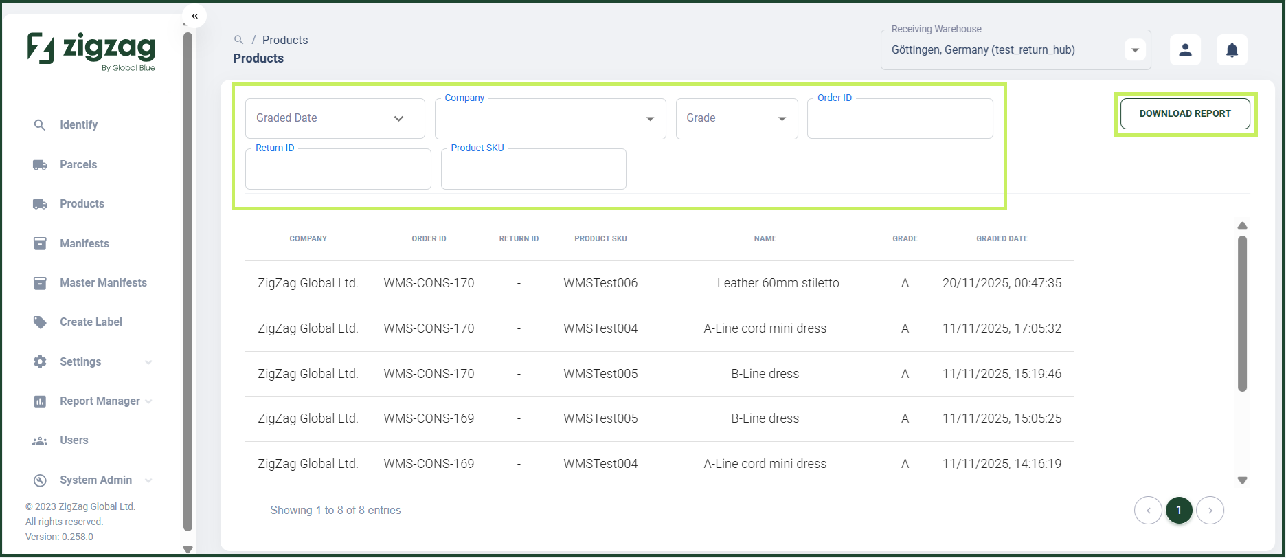 RMS_products_list_report_page